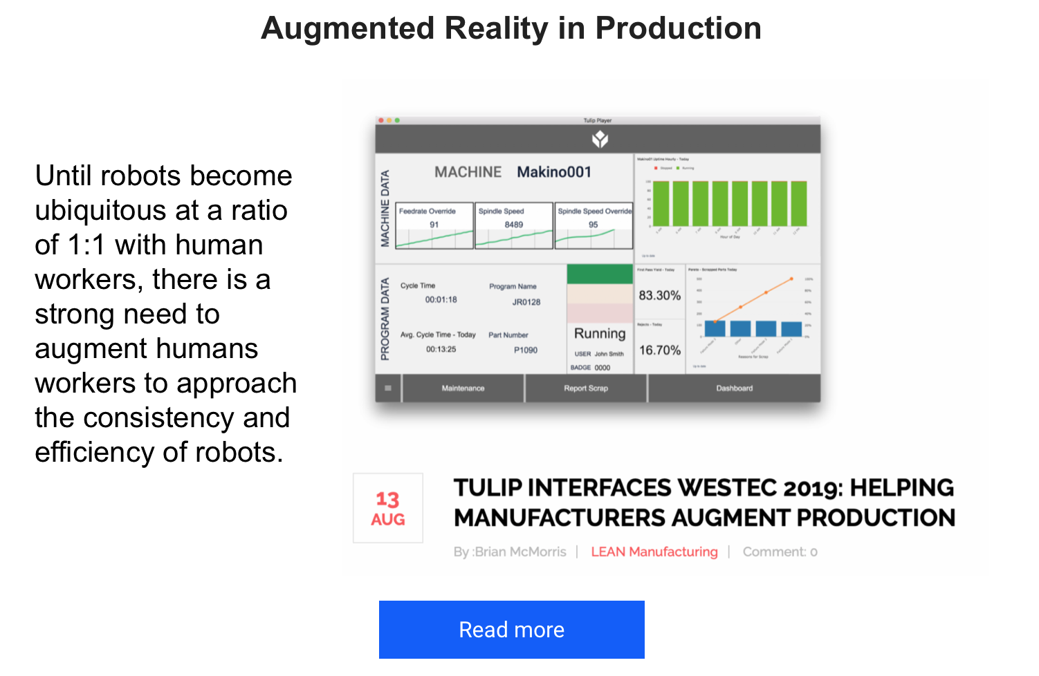 Futura Automation Augmented Reality