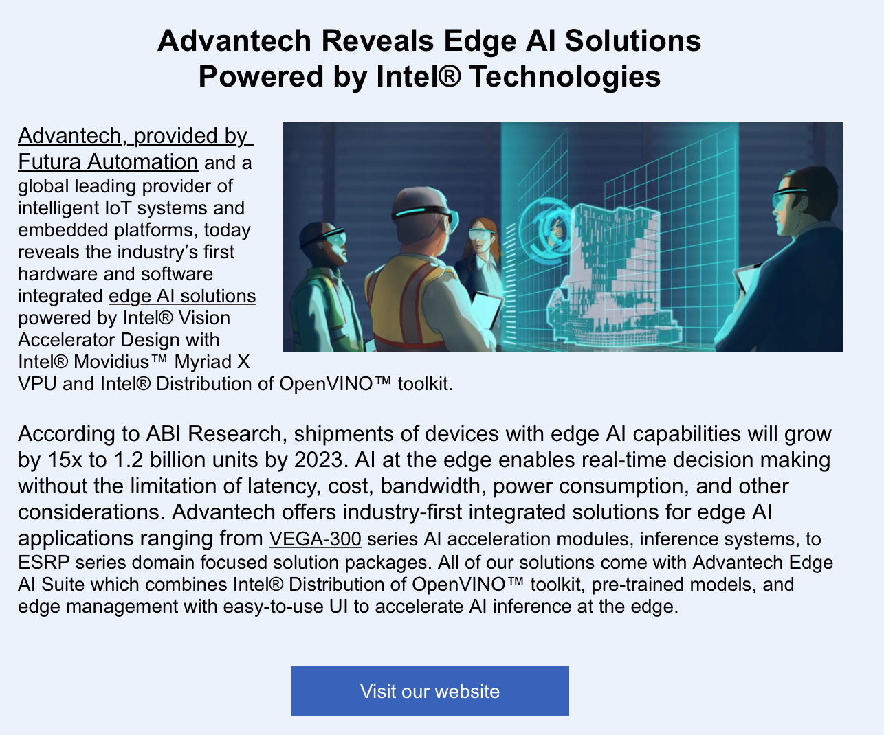 Advantech AI Solutions Link