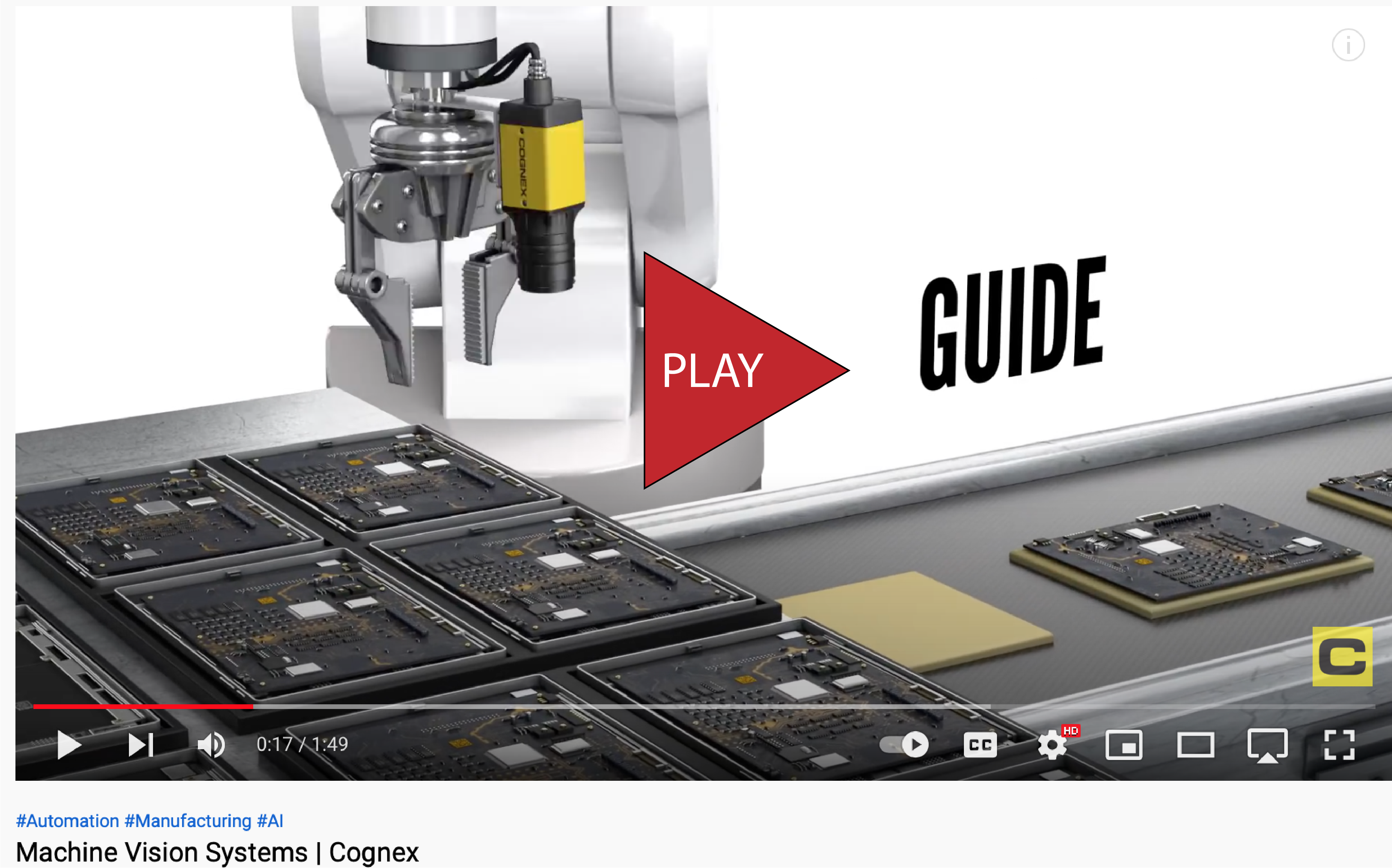 Futura Automation - Cognex Machine Vision Video