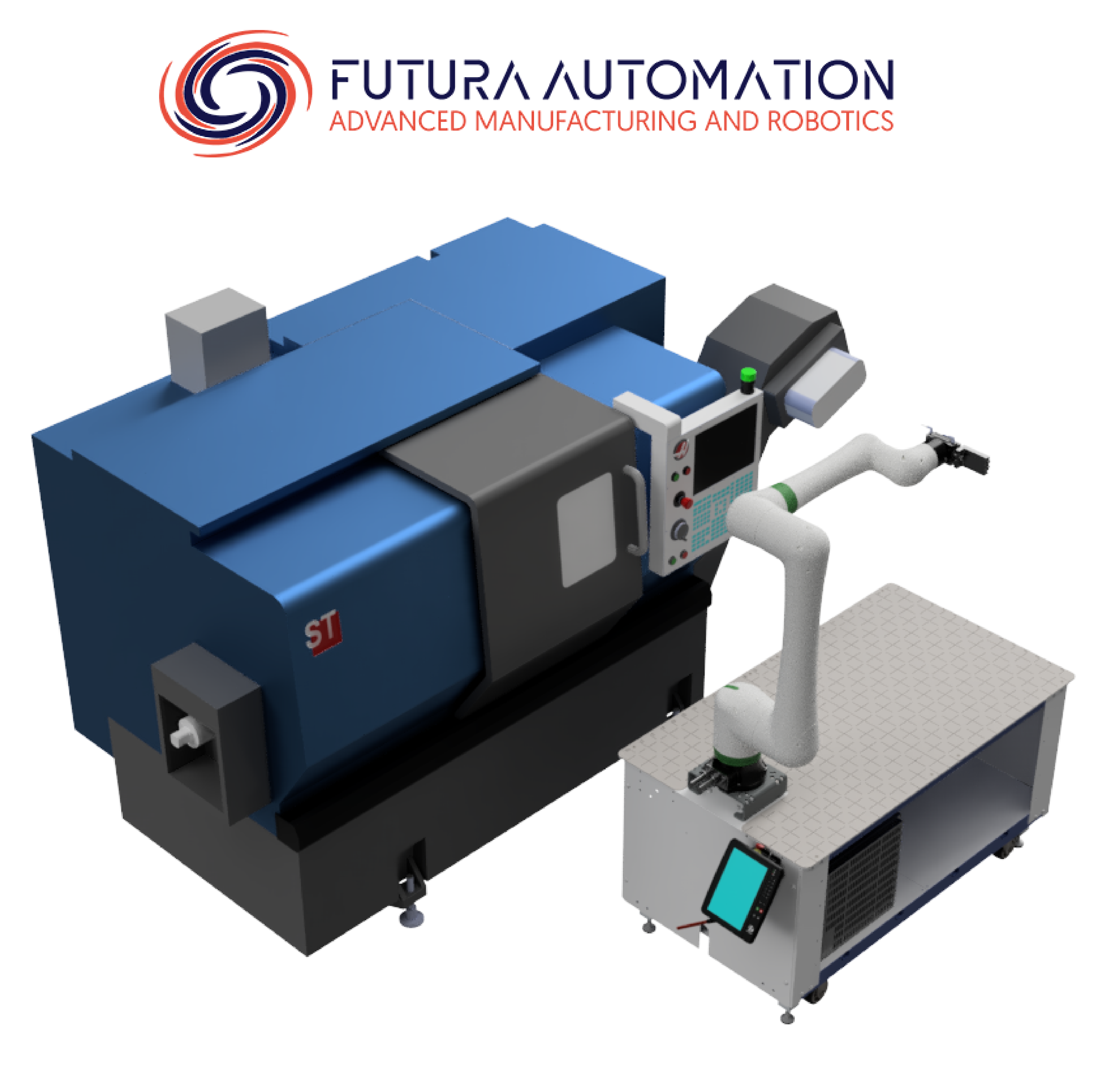 Futura Automation - Lathe Machine Tending Graphic