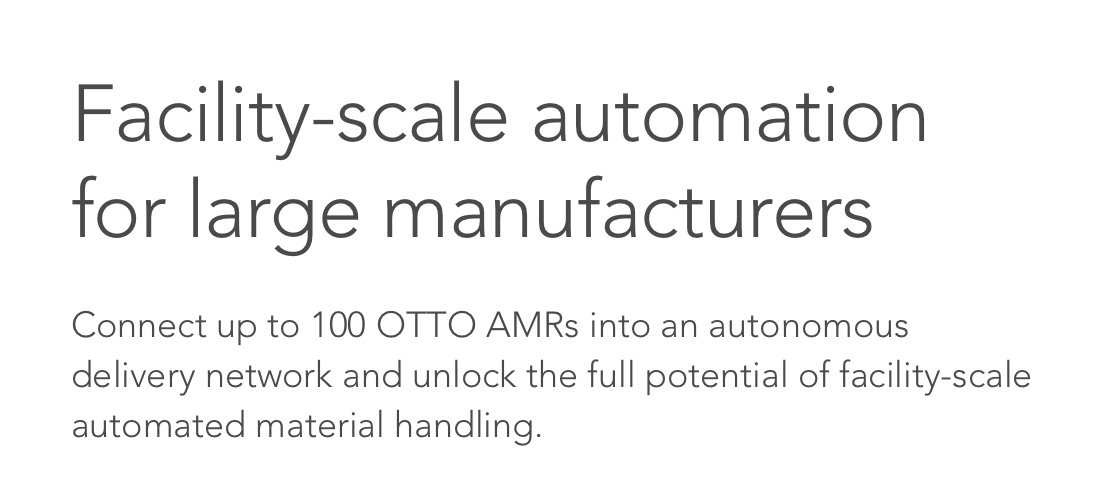 Futura Automation featuring OTTO AMRs