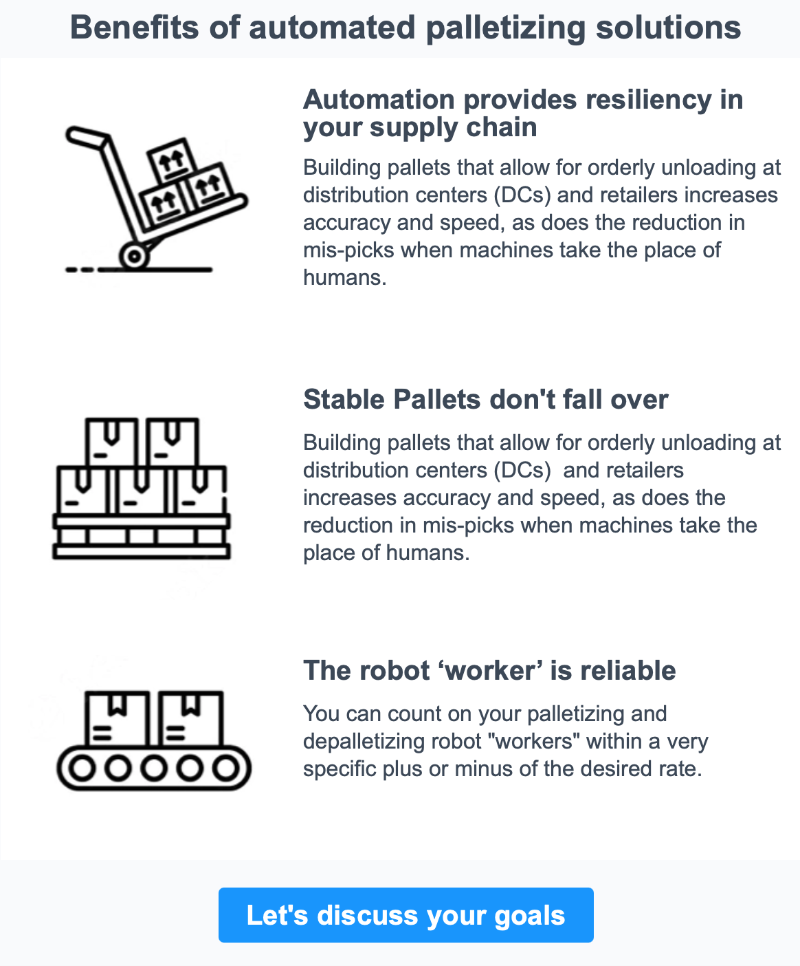 Futura Automation presents - Benefits of Palletizing