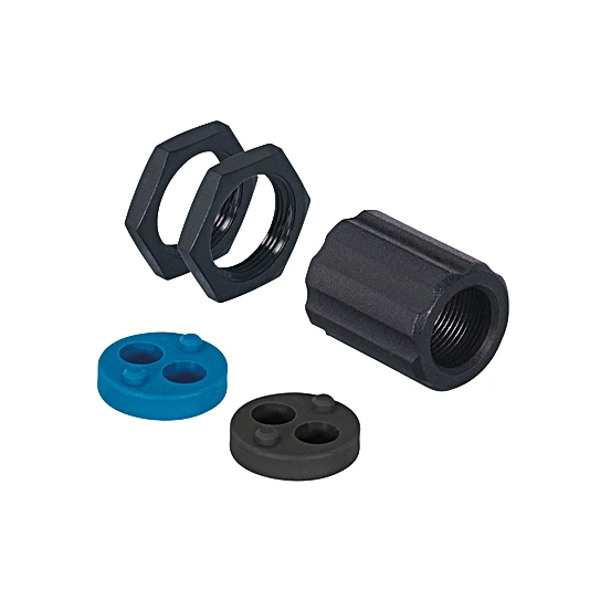 BEF-SET-09 Mounting Set for fiber-optic amplifiers M18 × 1