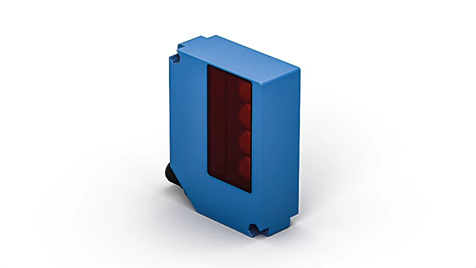 P1EL300 Retro-Reflex Sensor with light band