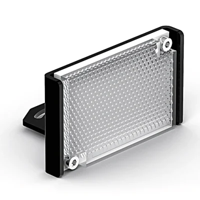 Z90R010 Reflector with mounting system (60 × 41 × 8 mm)