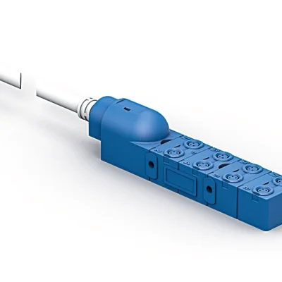 ZAA08R602 Connection Box for M8 × 1; 3-pin; 8 Ports