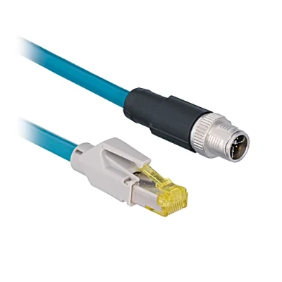 ZC1V020 Connection Cable M12 × 1; 8-pin, X-coding - RJ45; 8-pin
