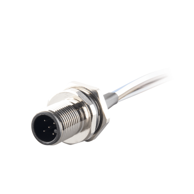 F12.5-0.3/M16/F Flange-Mount Bulkhead Connector