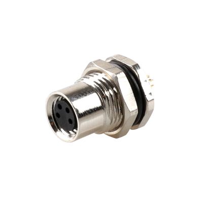 FO8.4-0/M11/F Flange-Mount Bulkhead Connector