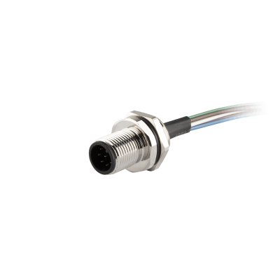 F12.8-0.3/M16 Flange-Mount Bulkhead Connector