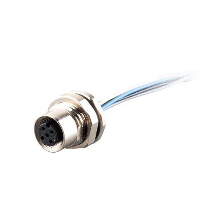 FO12.5-2/M16 Flange-Mount Bulkhead Connector