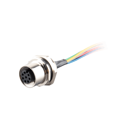 FO12.8-0.3/M16/F Flange-Mount Bulkhead Connector