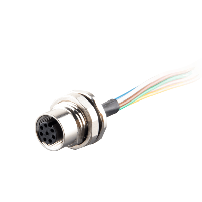 FO12.8-0/M16 Flange-Mount Bulkhead Connector