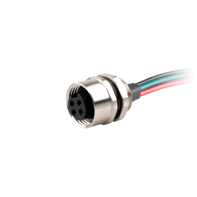 FO7.4-0.5/M20/F Flange-Mount Bulkhead Connector